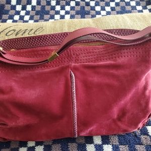 Jimmy choo suede leather python